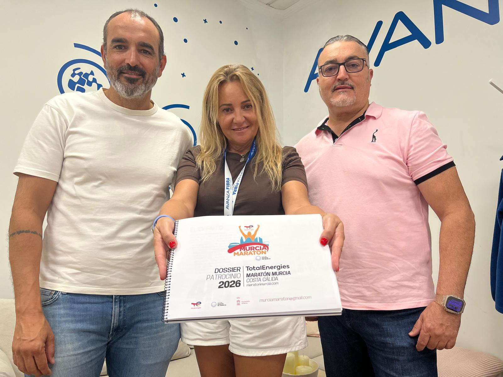 
<span>AVANZA FIBRA continúa como patrocinador de la TotalEnergies Maratón Murcia Costa Cálida.</span>

